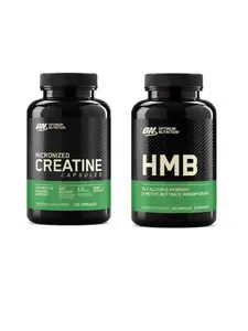 Optimum Nutrition HMB + ON Creatine Capsules 100 CT - Bundle Optimum Nutrition HMB + ON Creatine Capsules 100 CT - Bundle