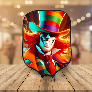 The Hatter - Pickleball Paddle Cover with Side Mesh Pocket and Hand Strap