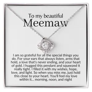 Meemaw necklace, meemaw gift, gift for meemaw necklace, gift for meemaw, meemaw present, best meemaw ever, meemaw gift ideas jewelry Pendant Necklace jewellery  grandma sams