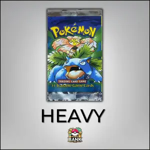*HEAVY* (21.53g) 1st Edition Shadowless Base Set Booster Pack - 1 Pokémon Booster Pack