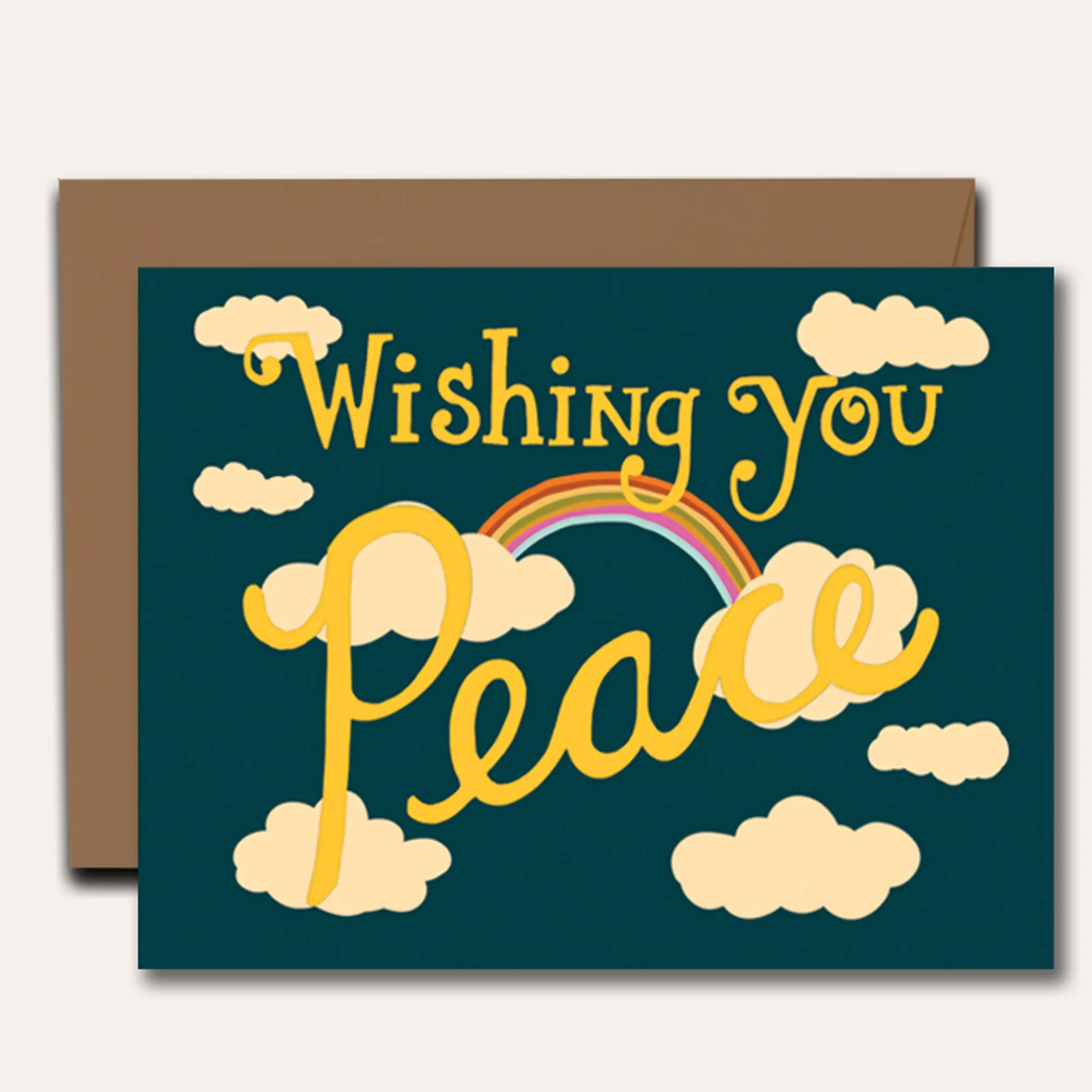 Sympathy and Condolences Card - Wishing You Peace Card