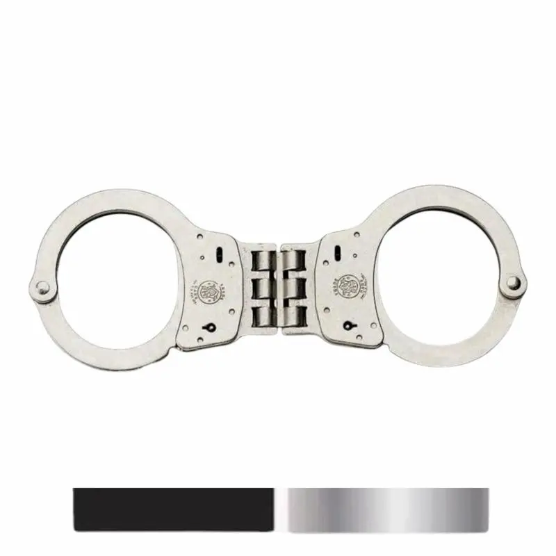 Rothco Smith & Wesson Hinged Handcuffs Cosplay - Collector’s Edition, High-quality plain Handcuufs, perfect for display, cosplay, or as a unique gift. “Not for official use.” official use