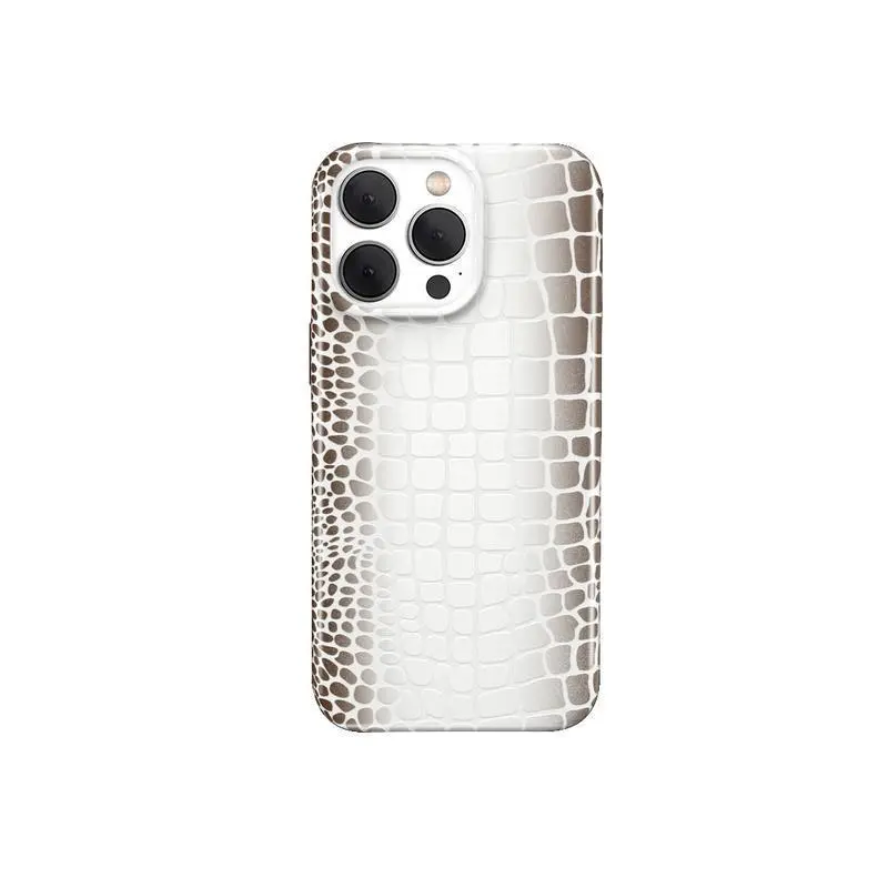 Flat-style Creative Crocodile-pattern Phone Case - Tough Phone Case - Glossy, Cute, Trendy & Drop-Tested Phone Case for iphone 17 promax case air 16 plus 15 promax 14 pro 13max 12 11 Samsung S25 EDGE with Durable Shockproof Protection and Stylish Design