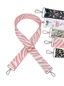 Bohemian Style Aztec Bag Strap 3.8cm, Adjustable Durable Wide Shoulder Strap for Unisex Bags, Reusable Long Replacement Belt, All Seasons