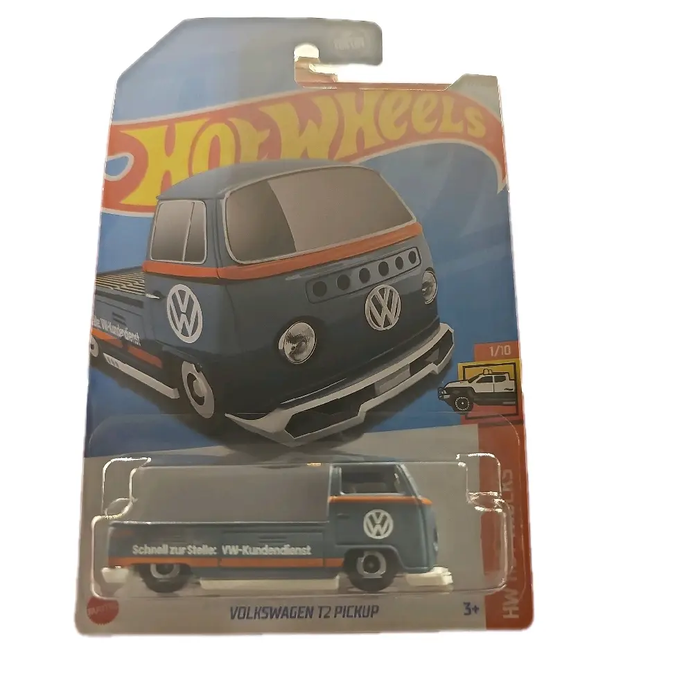 Hot Wheels Volkswagen T2 Pickup Diecast Model Car Collectible Iconic Design Durability Detail Display Piece