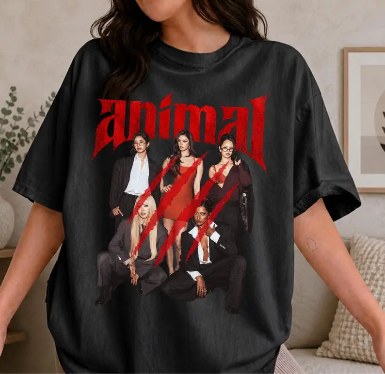 Animal Katseye concert T-Shirt | Kpop girls band tee