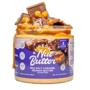Sea Salt Caramel Chocolate Caramel Squares Peanut Butter Gluten Free Flavor Sweet Snack Dessert