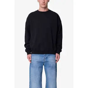 mnml Heavy Basic Crewneck Sweater - Black