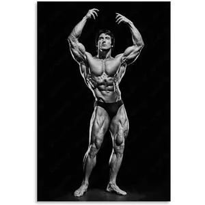 American Bodybuilder Frank Zane Motivational Fitness Poster (2) Wall Poster Art Canvas Printing Gift Office Bedroom Aesthetic Poster