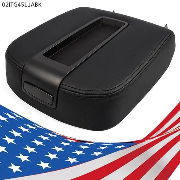 CROSSDESIGN Black Center Console Armrest Lid Car Armrest Box, Car Organization Accessories for 07-14 Tahoe, Silverado, GMC Yukon, Sierra Truck Interior Stowing & Tidying, Accessories For Car