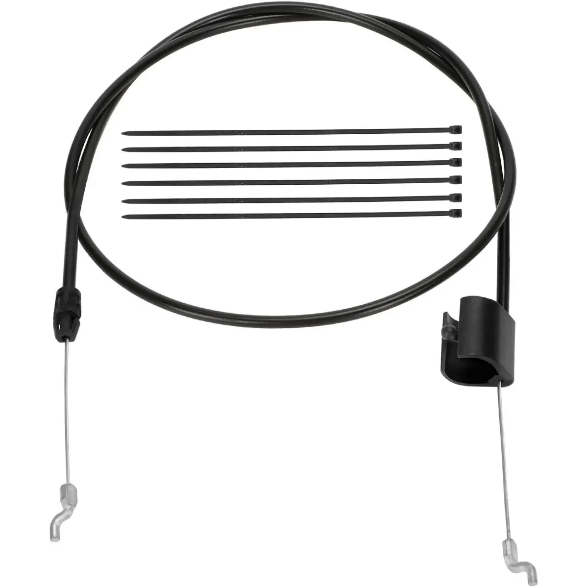183281 Lawn Mower Throttle Cable with Control Handle - Replacement for Poulan, Rotary Weed Eater, Roper Push Gas Lawnmower - Engine Zone Control Part Compatible with 532183281, 198463, 532198463