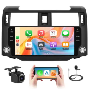 4GB+64GB Android Radio for Toyota 4Runner 2009-2021 Android 13 Car Stereo with Wireless CarPlay & Android Auto, 10.33 inch Touch Screen Head Unit Car Audio