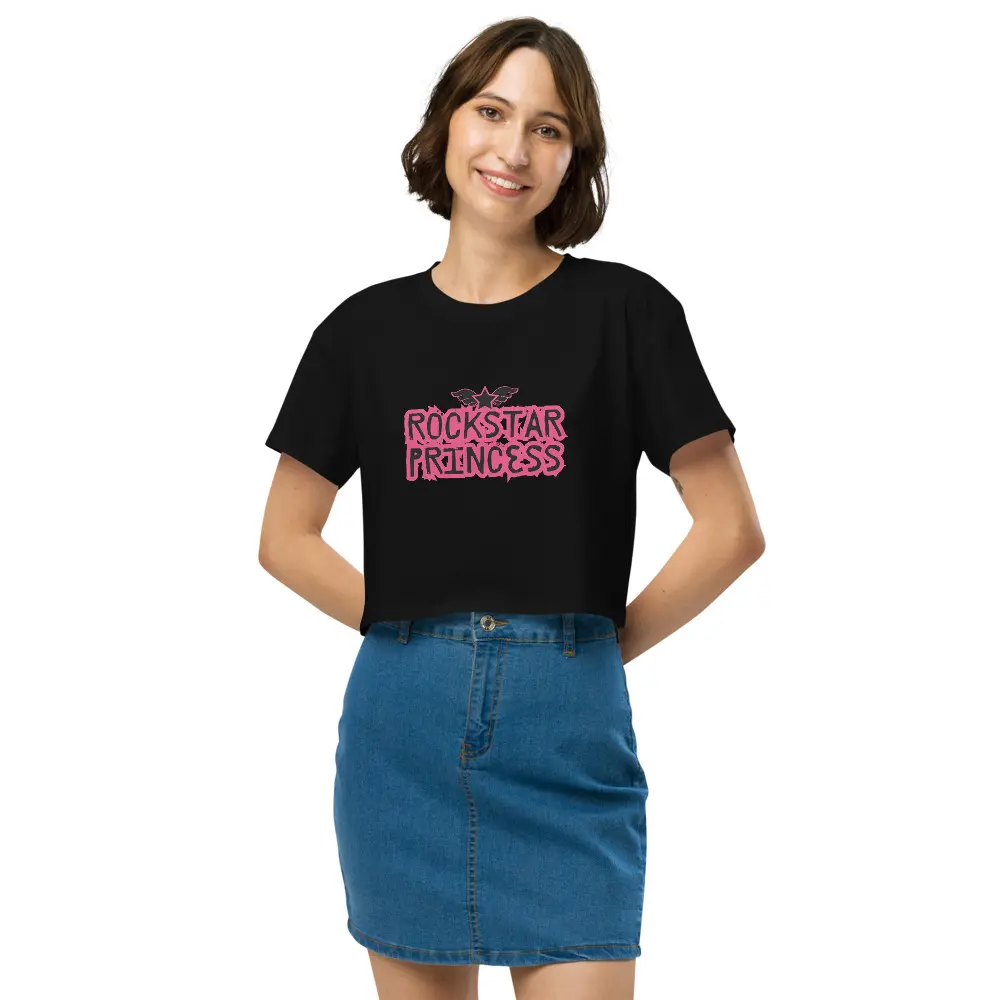 Rockstar Princess Crop Tee