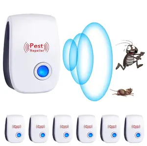6 units - Indoor Rodent Destroyer, Rodent Destroyer,Ultrasonic Rodent Destroyer, Household and AutomotiveRodent Destroyer, Plug in Use tiktokshopspringglowup killcockroach bait ant bug mosquito mouse repellent cockroach german