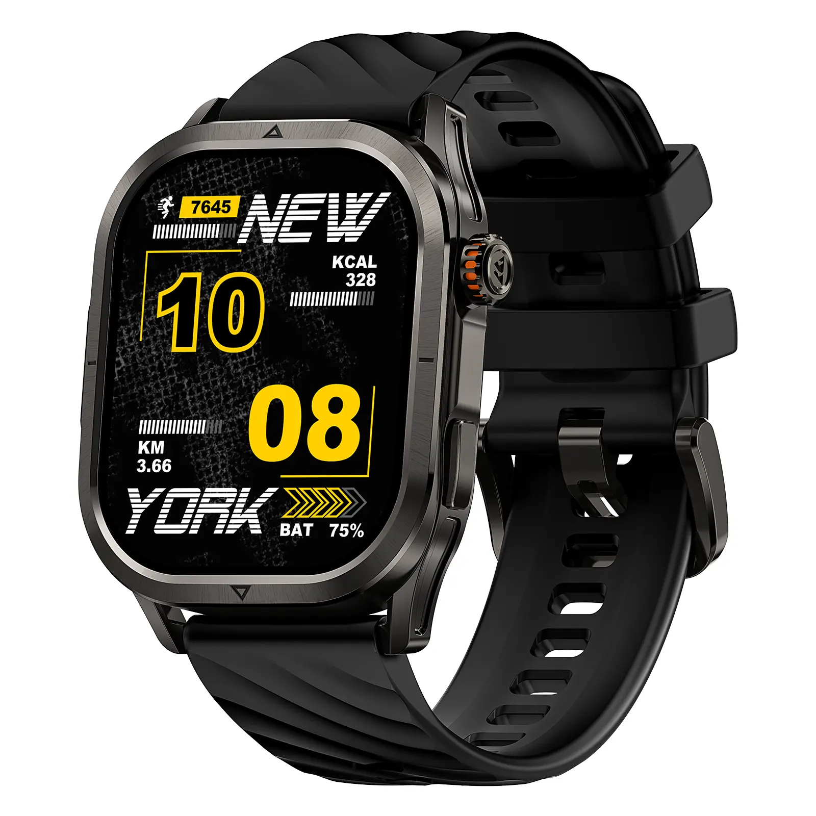 KOSPET MAGIC P10 Smartwatch with GPS, 14 Days-Long Battery Life, Smart Fitness Tracker, Heart Rate Monitor, AMOLED Touch Screen Smart Watch, Digital Fitness Watches with Call & Message Rminder,Health Tracker,Watches Men,fatherdaygift,New Year Pick