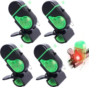 Fishing Bite Alarm with LED Light, 2026 New Sensitive Smart Electronic Fishing Bells for Rods, Fish Bite Alarm Sound Alert Bell, Clip-On Electronic Fishing Alarms Bite Alarms for Fishing