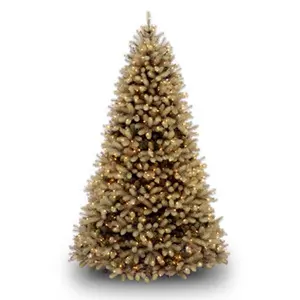 National Tree PEDD1-312-65 6.5 ft. Feel-Real Downswept Douglas Fir Hinged Tree with 650 Clear Lights