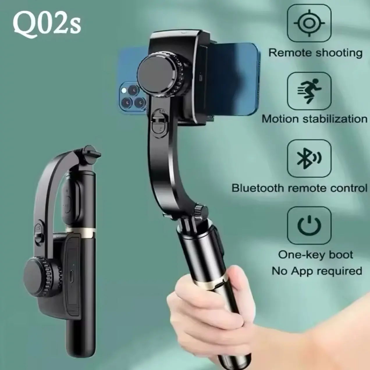 Smartphone - Phone Selfie Stick Tripod 1045mm with Wireless Bluetooth LED Fill Light & Remote Shutter, Compatible with Android & iOS