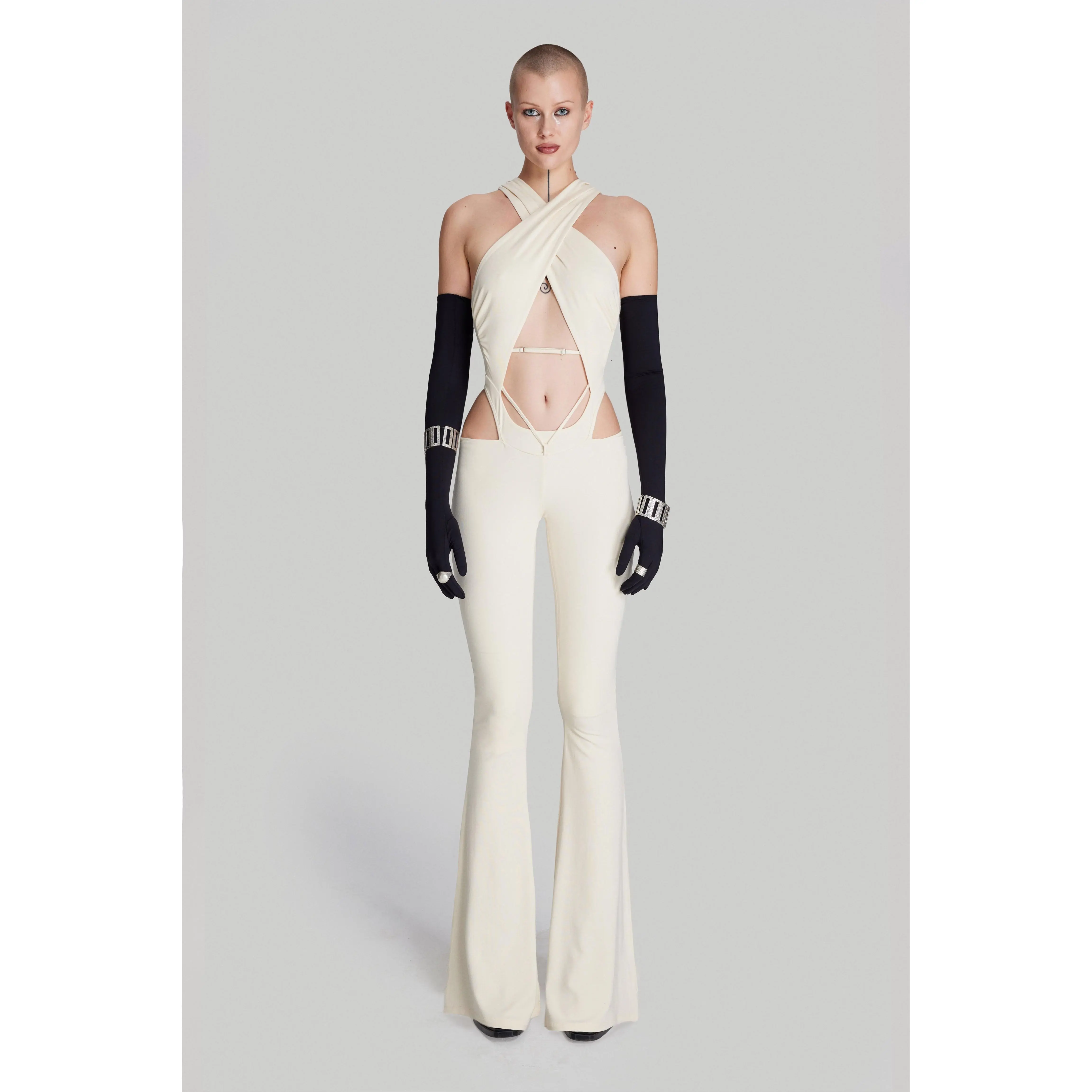 Helix Jumpsuit - Ivory