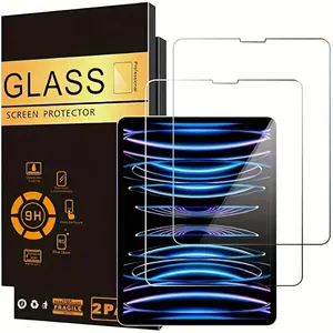 2-Pack for iPad Air 4/5 10.9" Tempered Glass Screen Protector, Anti-Fingerprint, Anti-Glare, Scratch-Resistant, Protective, Tablet Protector