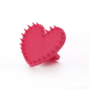 Cursed & Crafted Heart Stamper Set of 2 for Cake Decorating 3D Printed Buttercream & Fondant Tool with Comfortable Wide Handle for Easy Control