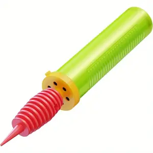 Portable Manual Balloon Inflator with a Handheld Design, Featuring Dual Action for Efficient Inflation of Balloons, Inflatable Toys, And Cushions. Comes in Green