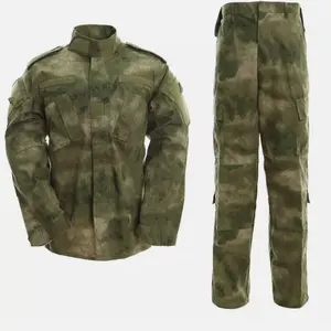 Tactical Uniform BDU Set for Men - Camo Jacket & Cargo Pants - Cotton Blend with 240 GSM Weight - Elastic Drawstring & Customizable Fit - Personalized Name Tags & Hook & Loop Closures