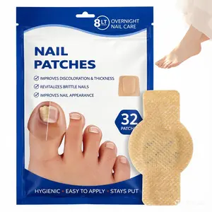 Best-Selling Fungal Nail Treatment Patches 32PCS Care for Yellow Nails Repair Stickers for Discolored, Brittle Nails Easy Daily Suitable for All gentle Easy to Use Long Lasting Nail Health Care Patches