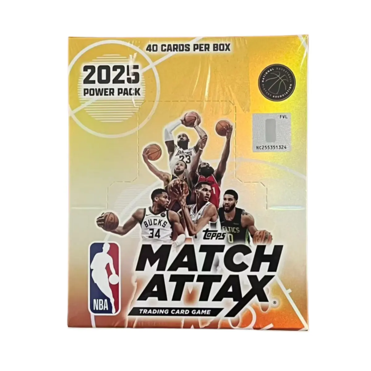 (PA)2025-26 Topps Match Attax NBA Power Pack 1 Box, Cooper Flagg RC Rookie, Kayou, Factory Sealed with Shrink