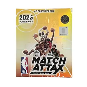 2025-26 Topps Match Attax NBA Power Pack 1 Box, Cooper Flagg RC Rookie, Kayou, Factory Sealed with Shrink