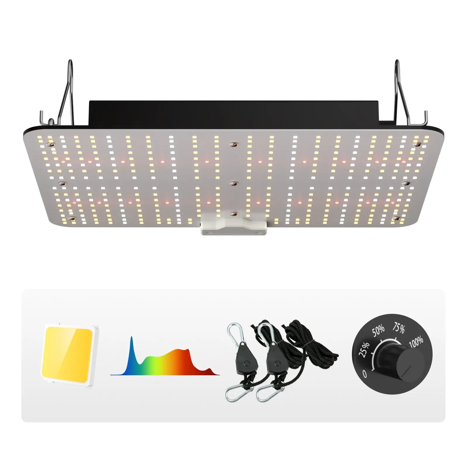 【Summerfinds】VEVOR LED Grow Light 150/200/300/400W 281B+PRO Chips for Indoor Plants GrowingFull Spectrum DimmableHigh Yield Growing LampDaisy Chain Driver3x3 ft Grow Tent