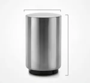Magnetic Automatic Stainless Steel Beer Bottle Opener Push Down Opener No Cap Can Escape Quick Open Cap for Kitchen Home Bar Restaurant Household Utensils Portable & Durable