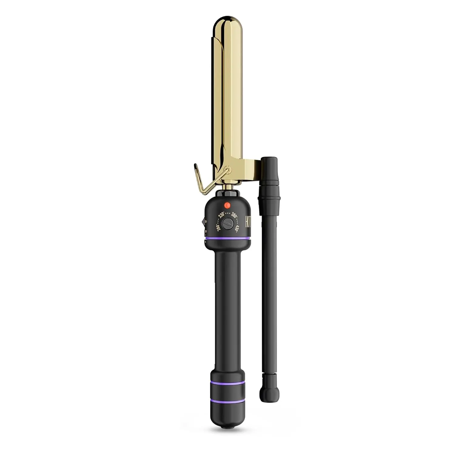 Hot Tools Pro Artist 24 Karat Gold Marcel Barrel Curling Iron (1 in) - Plug Powered 430°F Premium Metal Body Styling Tool for US Users, All Hair Types, Gentle Bends, Bouncy Curls (Curlers & Straighteners)