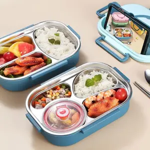 Stylish Bento Box, 1pc Personalized 304 Stainless Steel Lunch Box with Lid, Includes Utensils, Leak-Proof, Ideal for Work, School, Home