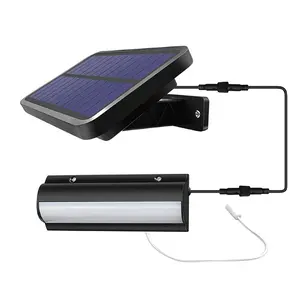 Solar small wall lamp, with pull switch, separate assembly, suitable for garden lighting, pet house lighting, tool room lighting, tree house lighting