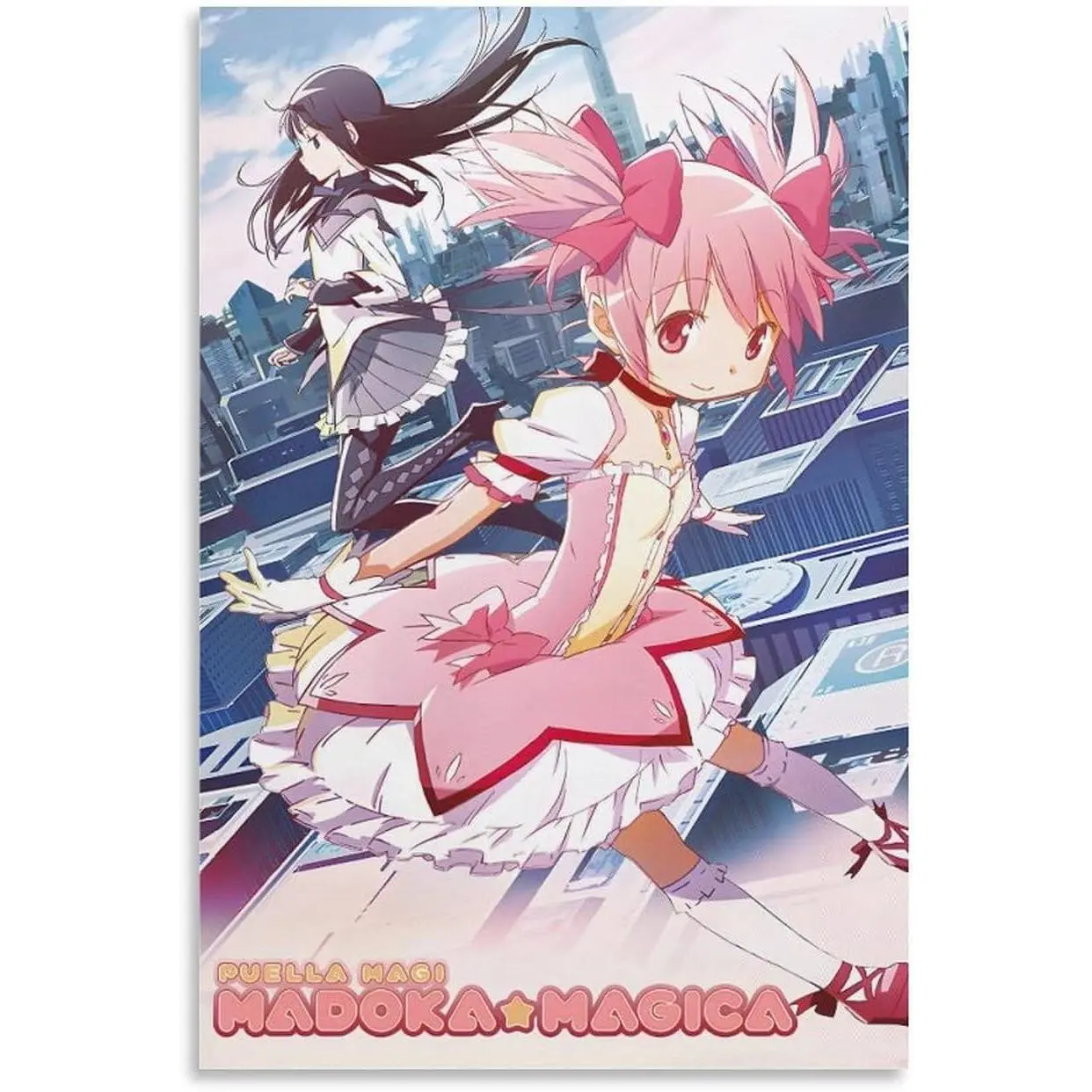 Puella Magi Madoka Magica Anime Poster (3) Canvas Art Poster And Wall Art Picture Print Modern Family Bedroom Decor Posters Framed-unframed
