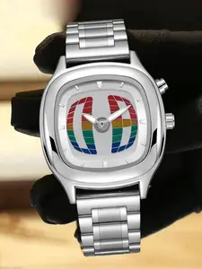 Men's Analog Quartz Watch, Dual Battery Dual Movement Electronic Screen, Waterproof Luminous Fashion Business Stainless Steel Wristwatch Business Fashion Watches