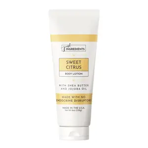 Just Ingredients Sweet Citrus Body Lotion - 8oz |  Nourishing Body Care |  Hydrating Blend | With Vitamin E Oil | Jojoba Oil | Shea Butter