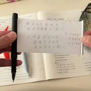 Creative Funny Pen, Self-Sufficient Sliding Pen, Unique Exam Reminder Pen, 1 Piece, Novelty Writing Tool, Humorous Stationery, Office Stationery Supplies, Stationery Supplies