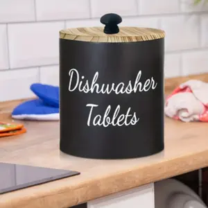 Dishwasher Pod Holder, Dishwasher Pods Container, Dishwasher Tablet Container for Kitchen Decor and Accessories, Wood Laundry Detergent Pods Container with Lid，Christmas Decorations，Best Christmas Gifts 2025