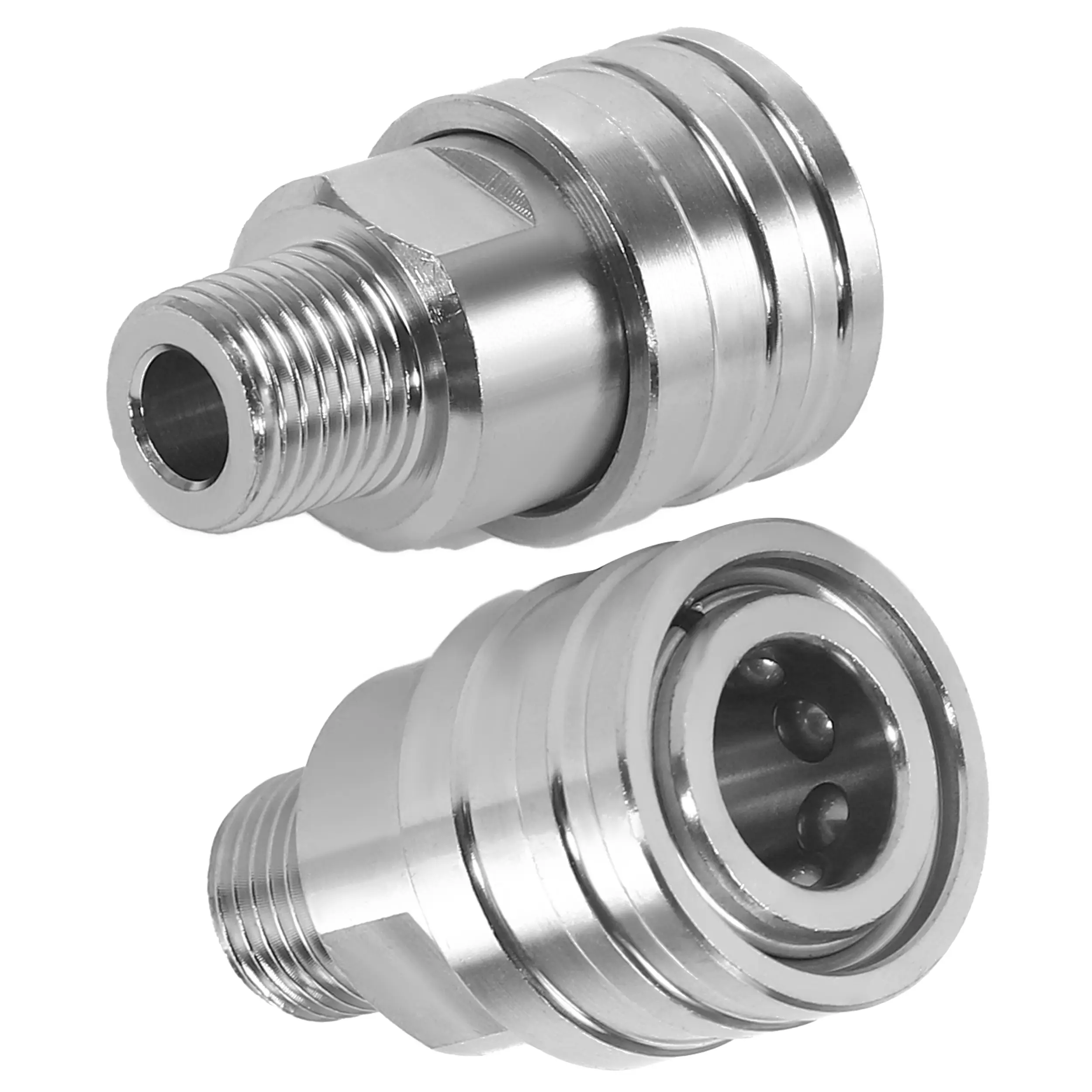 JOEJET 1/4" Pressure Washer Fittings-Stainless Steel Pressure Washer Adapter-1/4" Quick Connect Socket to 1/4" Male NPT Pressure Washer Coupler-5000 PSI, DealsForYouDays