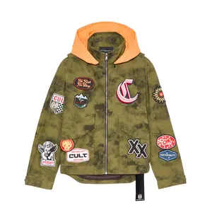 Cult Y2K Embroidered Jacket in Camo