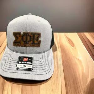 Sigma Phi Epsilon Leather Patch Hat