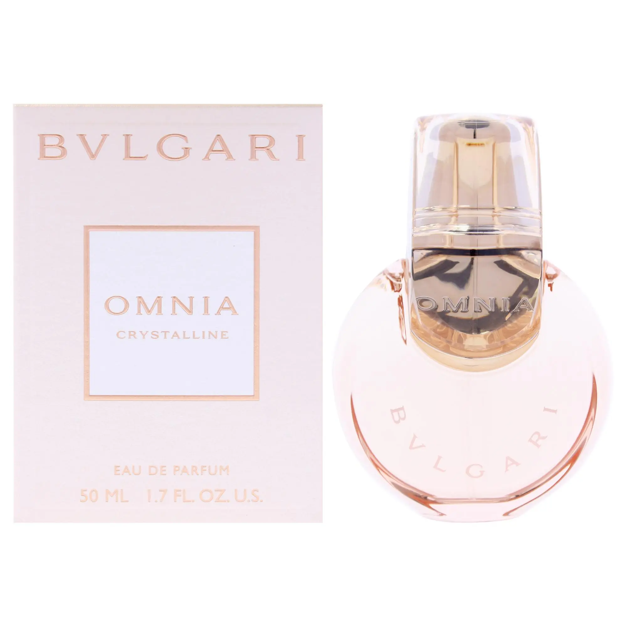 Bvlgari Omnia Crystalline Minimalist Refined EDP Spray for Women - 1.7 oz, 50ml Spray-On Fragrance