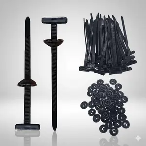 Nylon Universal Cable Tie Buckle, High Strength Universal Nylon Cable Tie Fasteners, Durable Multi-Functional Design, Ideal for Cable Management, Car Repair, Home Office Use