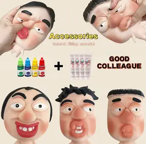 Stress-relieving Pimple Popping Toy Refillable Pimple Popping Squishy Reusable Eco-Friendly Silicone Sensory Stress Toy for Anxiety Relief