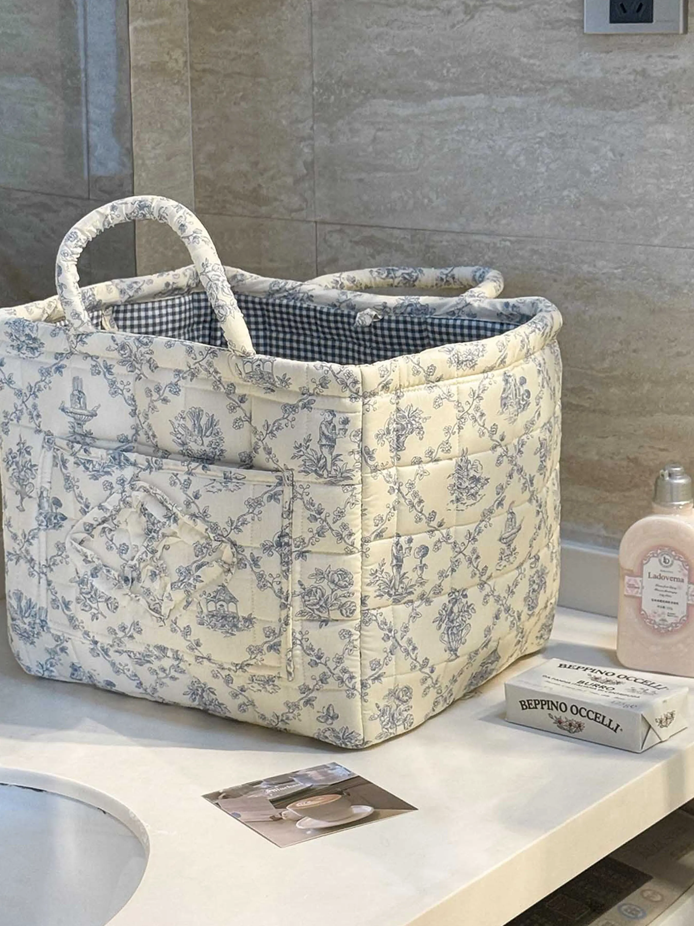 Washable Home Storage Bag, Durable Multi-Purpose Household Essential, Perfect for Organizing Daily Use Items, Casual Handbag