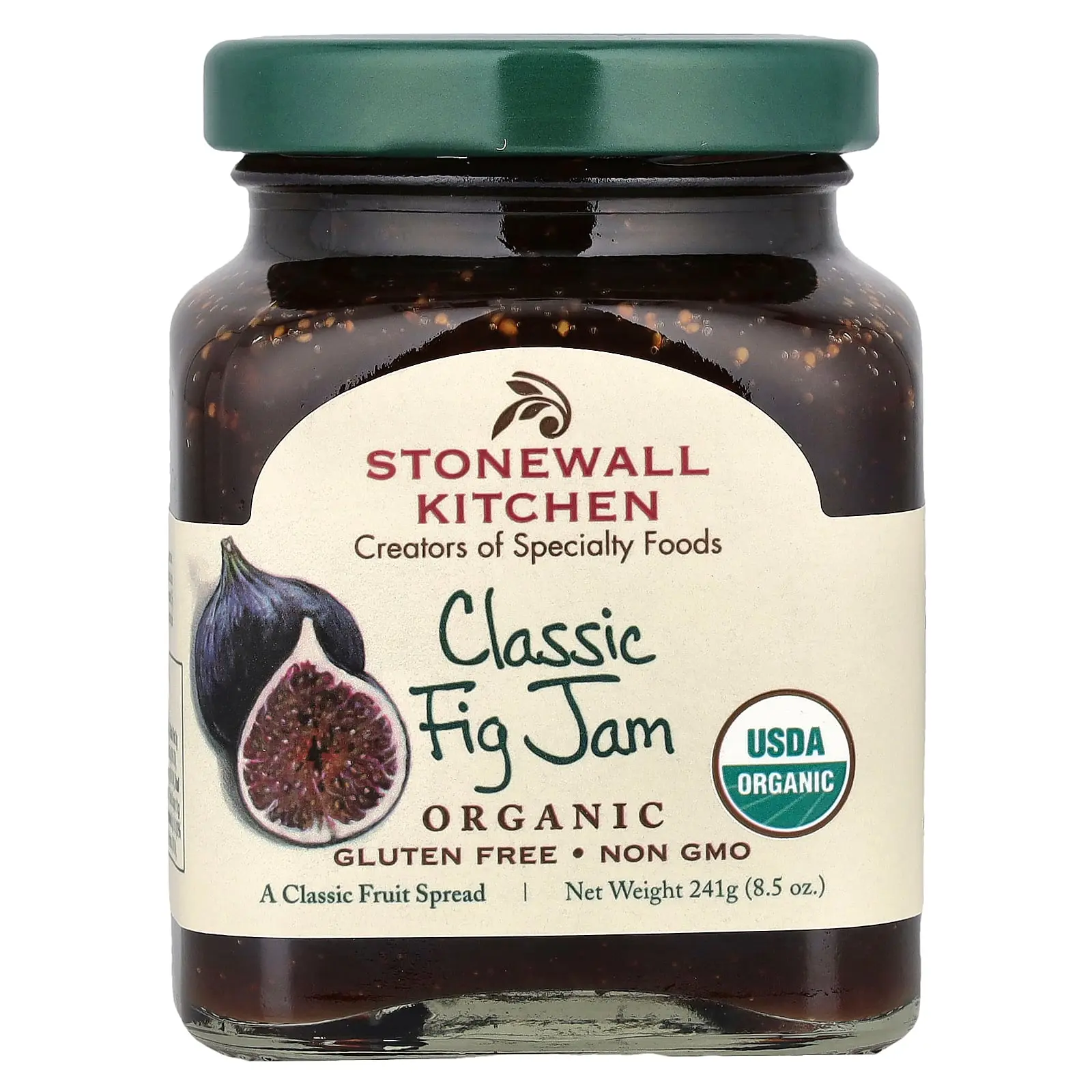 Stonewall Kitchen Organic Classic Fig Jam, 8.5 oz (241 g)