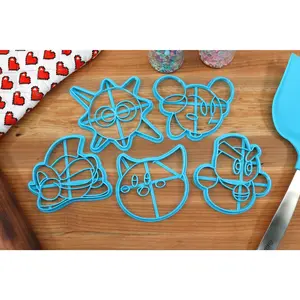 Kirby Enemies Cookie Cutters- Bronto Burt, Chilly, Gordo, Scarfy, Sir kibble