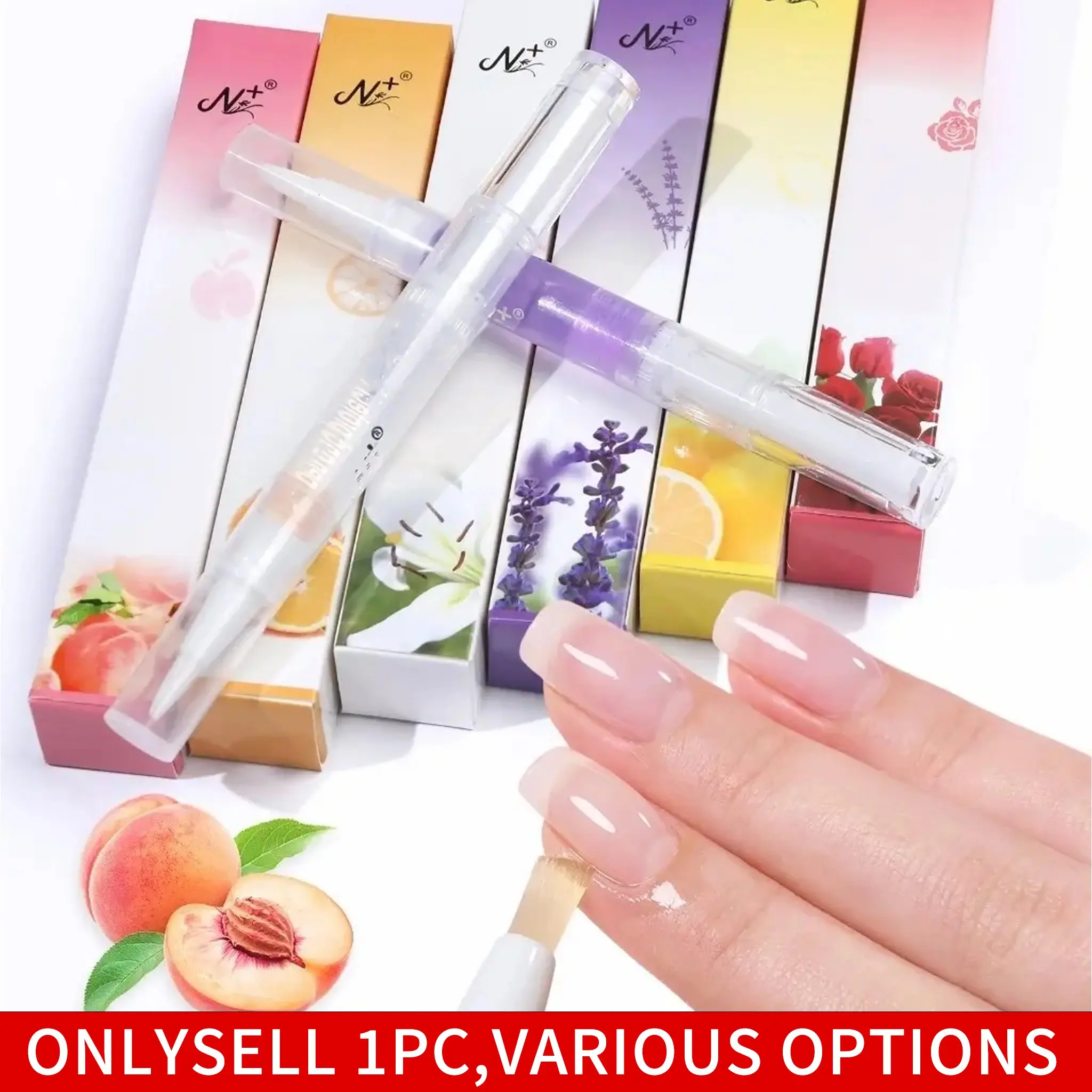 Nail Growth Support Oil For Strength and Moisture, Cuticle Oil, Nail Care for Damaged, Dry, Brittle Nails - 100% Organic, Moisturizing, Strengthening, and Brightening Formula with Vitamins and Fatty Acids, Nail Strengthener and Growth